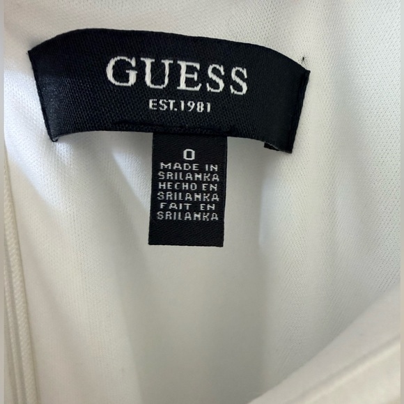 GUESS Women's White Long Sleeve O-Ring Bodycon Dress.   Size 0 - Picture 9 of 11